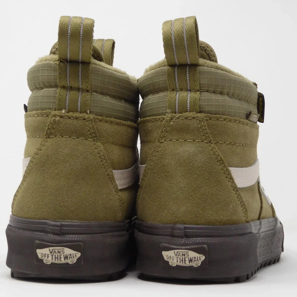 NEW Vans Women MTE Sk8-Hi Waterproof Olive Drab Green Primaloft Sneakers 6.5